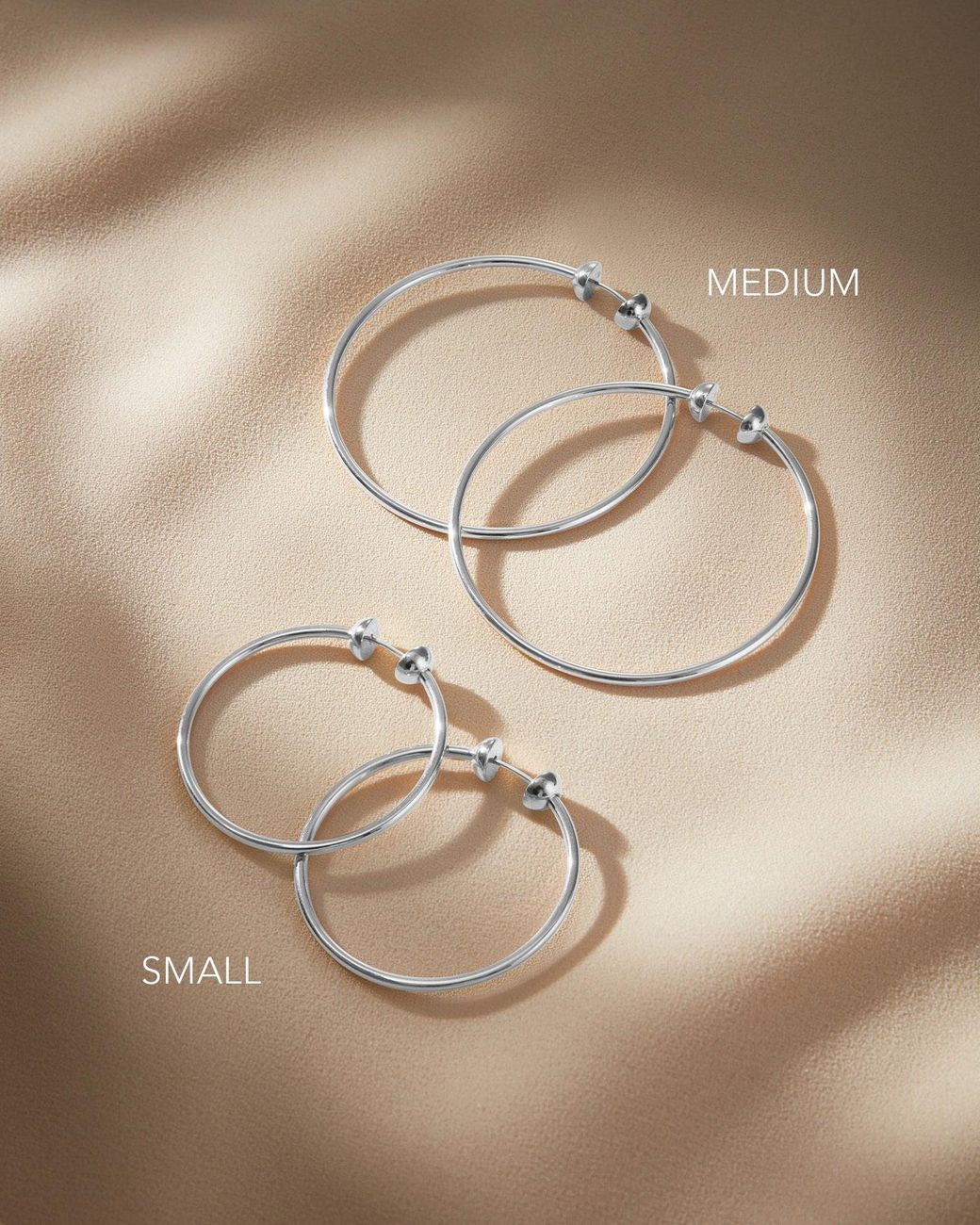 Jenny Bird Natural Icon Hoops - Medium