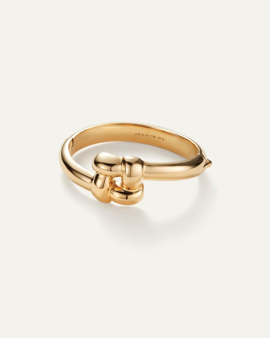 Jenny Bird White Woven Square Bangle