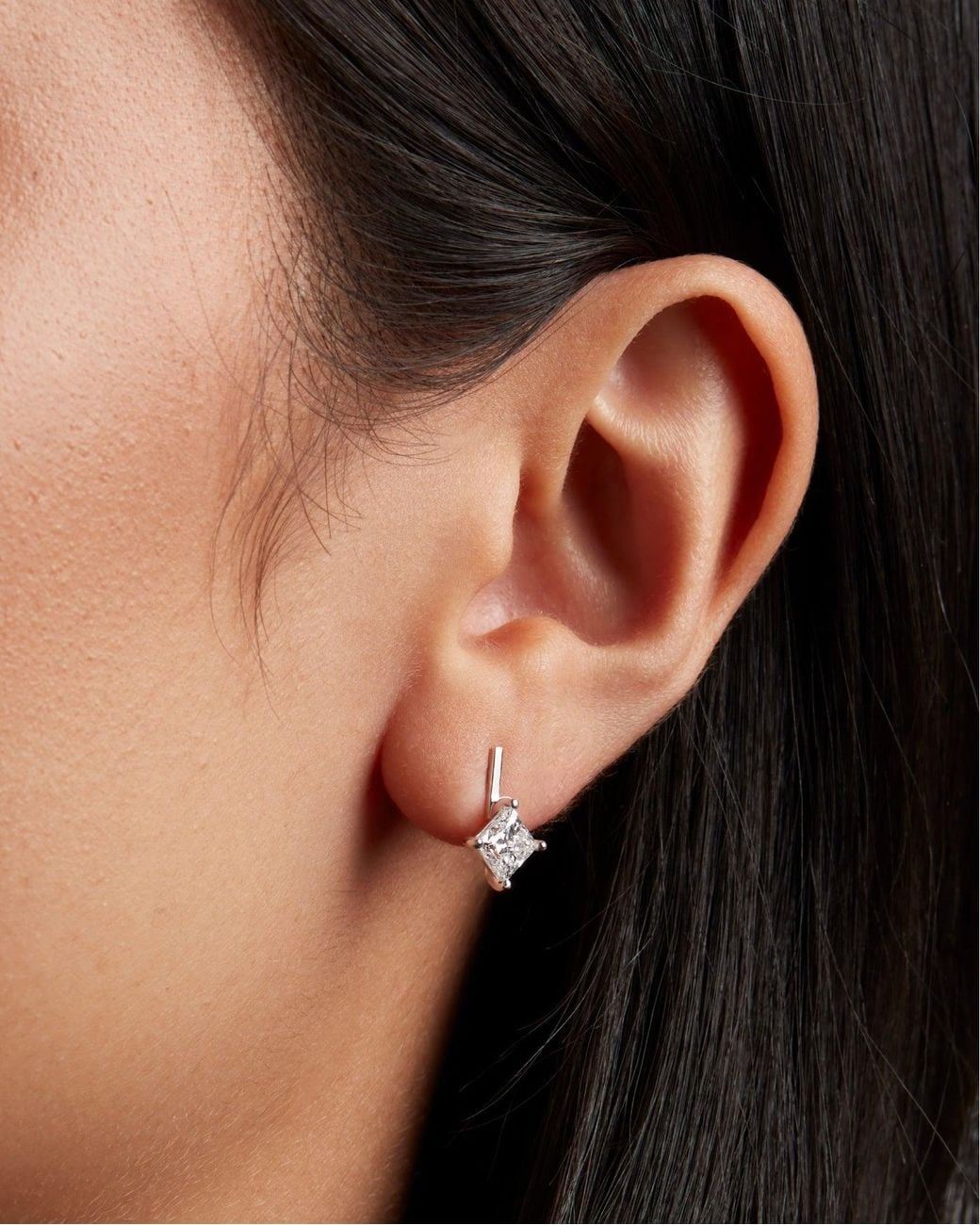 Jenny Bird Multicolor 14k Princess Cut Diamond Drop Earrings