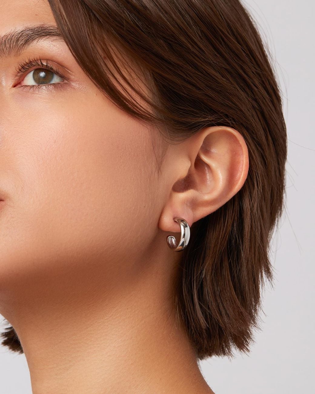 Jenny Bird Natural Staple Hoop Earrings - Small