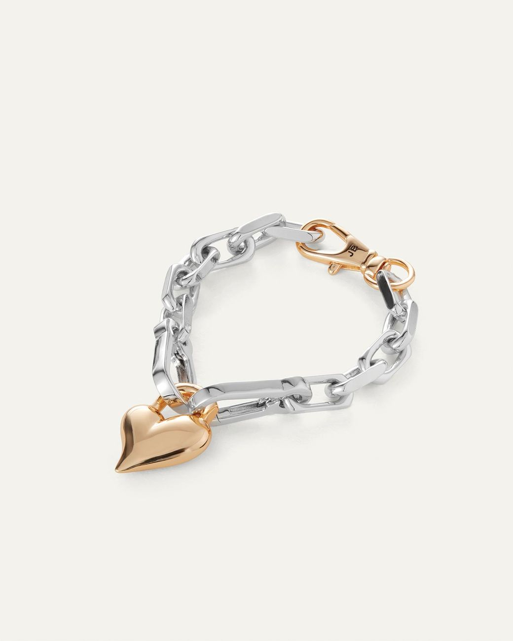Jenny Bird Natural Padlock Heart Chain Bracelet