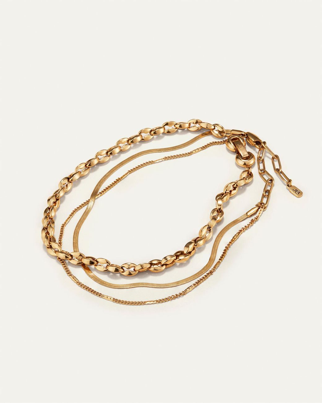 Jenny Bird Metallic The Surefire Anklet Stack