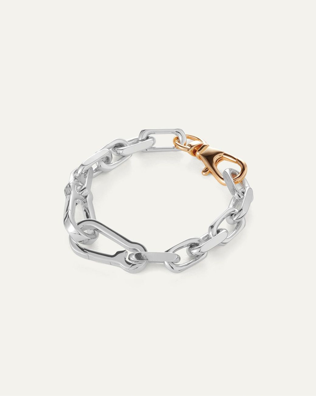 Jenny Bird Natural Padlock Heart Chain Bracelet