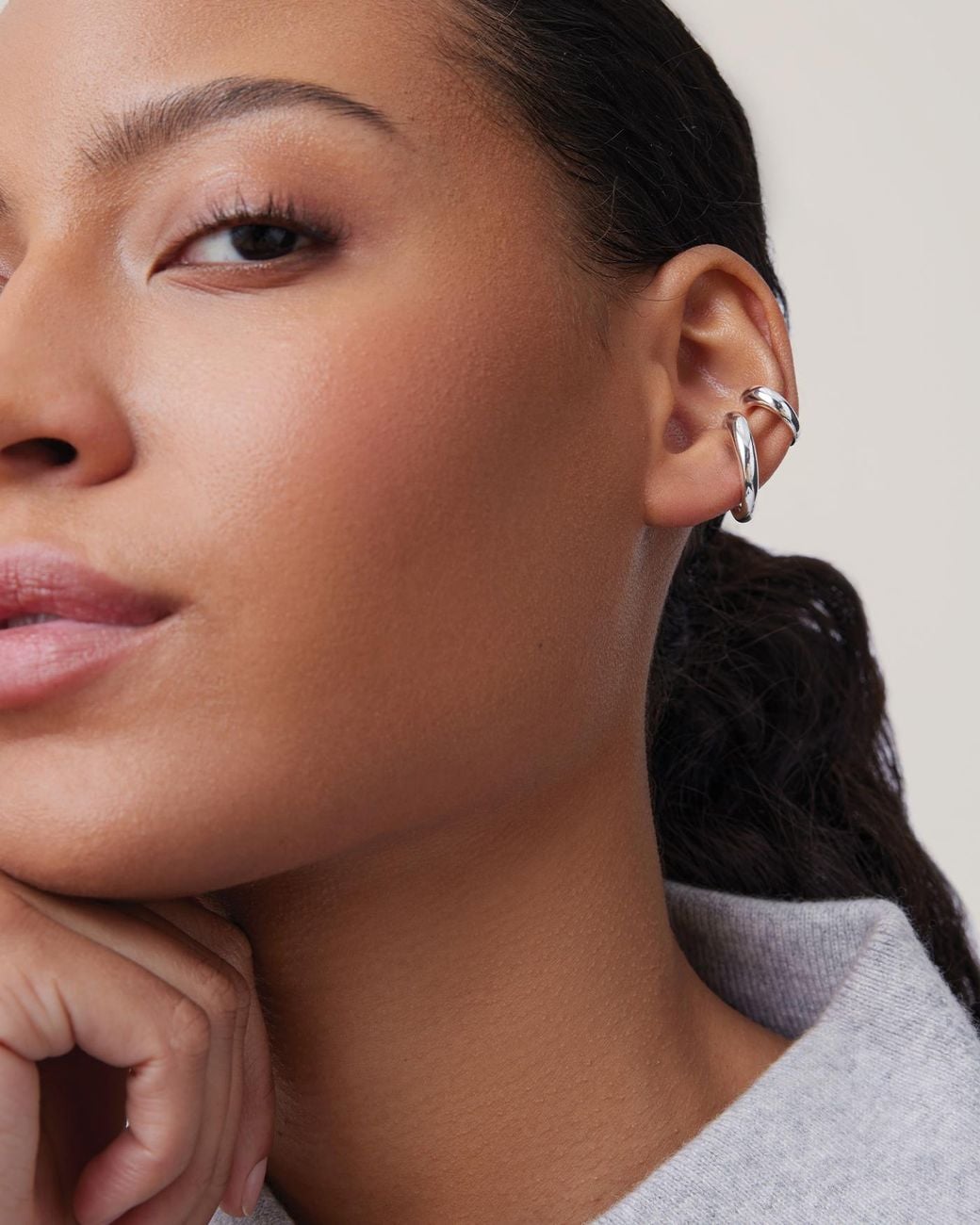 Jenny Bird Natural Sila Ear Cuff Set - Small/large