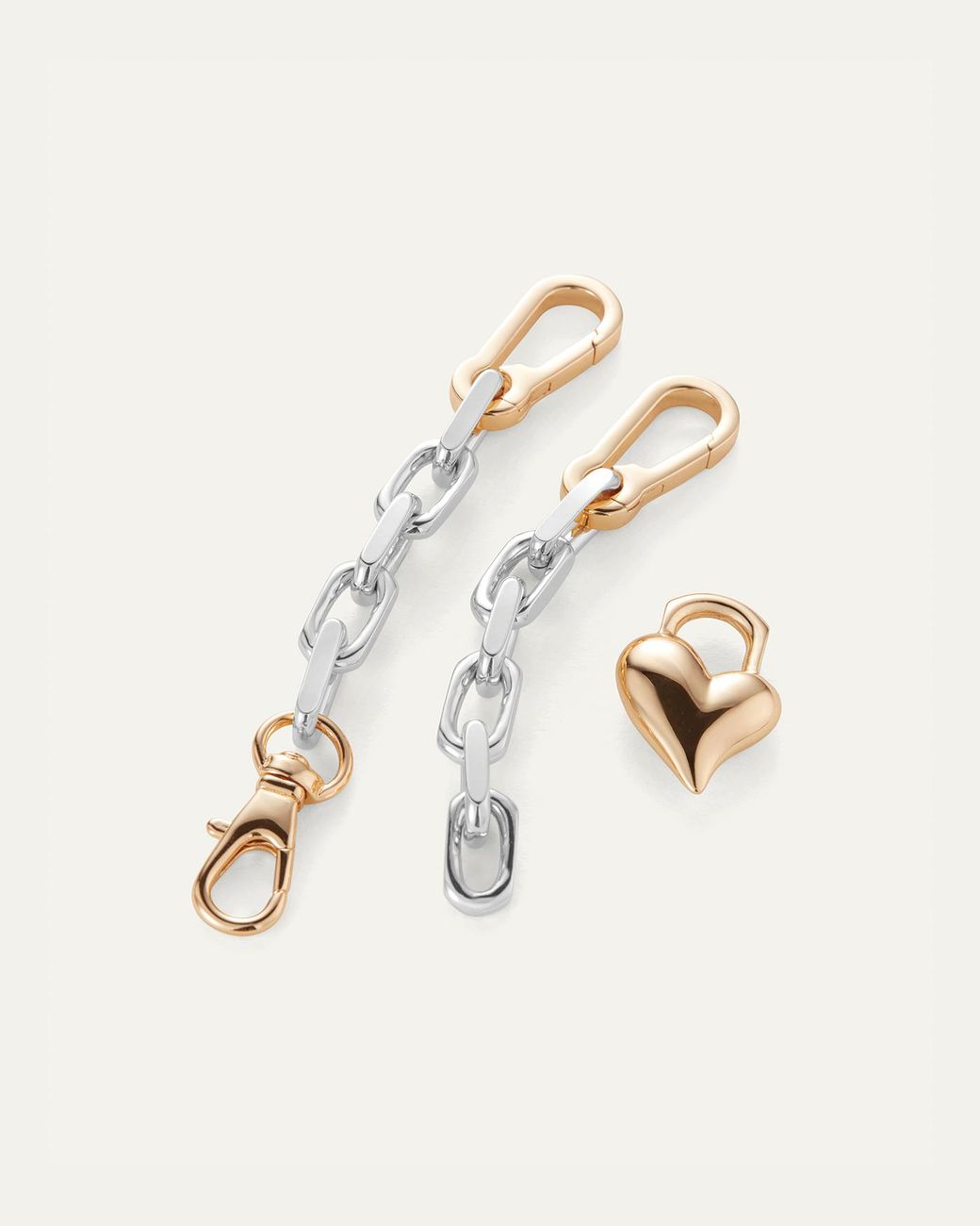 Jenny Bird Natural Padlock Heart Chain Bracelet