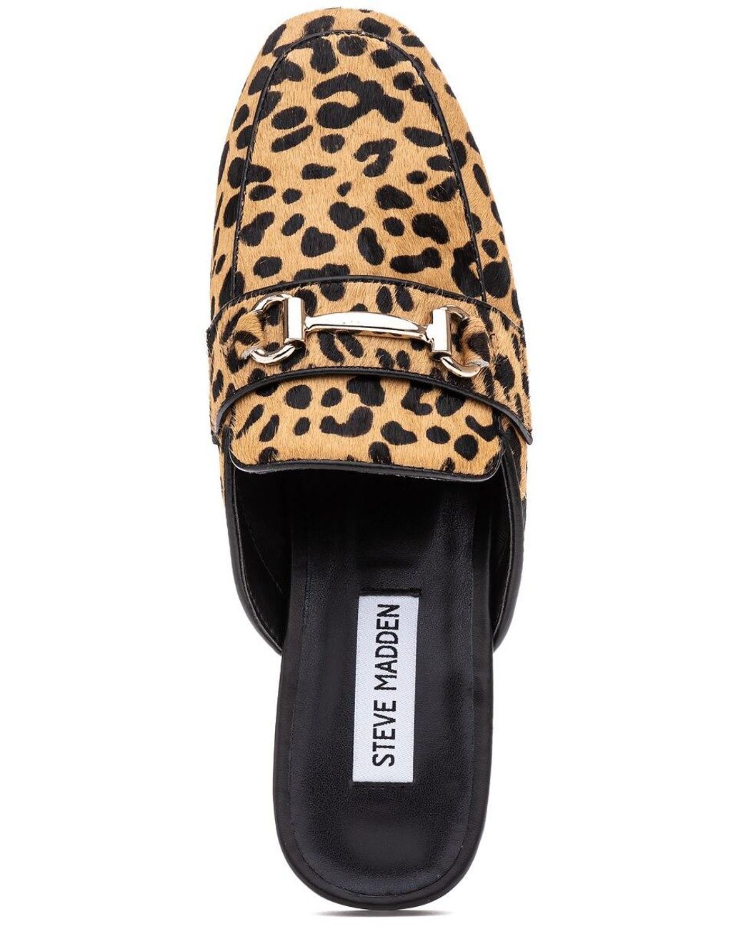 steve madden mules leopard
