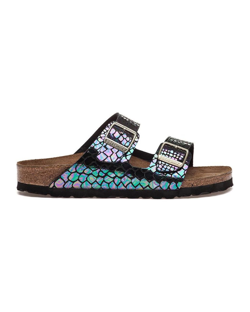 Birkenstock arizona hot sale snake black