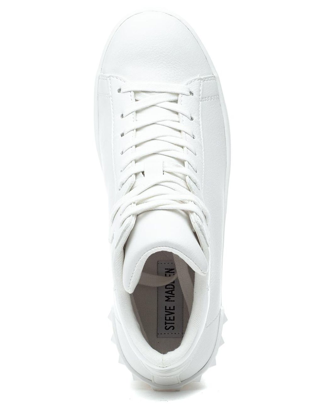 Steve Madden Leather Brix Sneaker White - Lyst