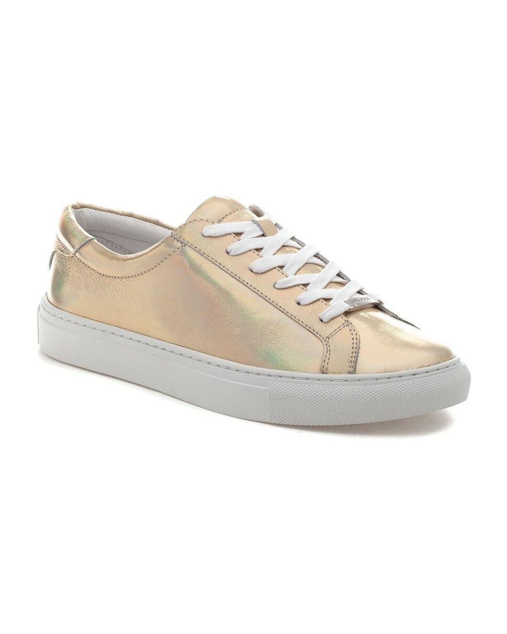J/Slides Lacee Sneaker Gold Metallic Leather - Lyst