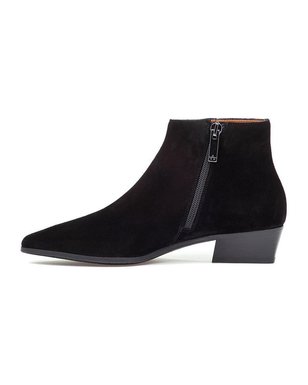 Aquatalia Fire Black Suede Bootie Lyst