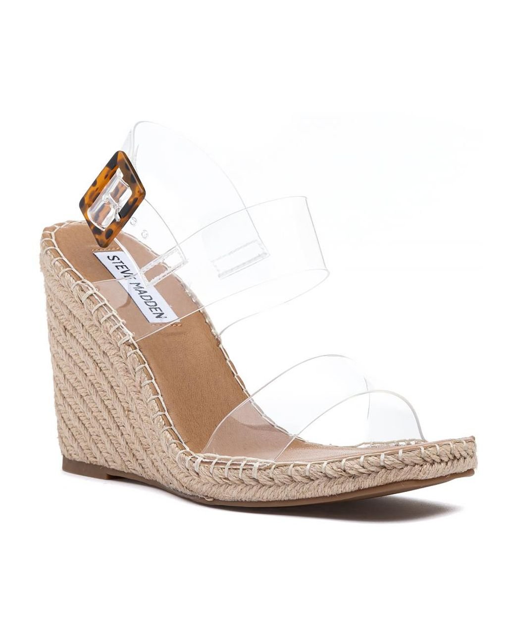 Steve madden clear espadrilles Clearance