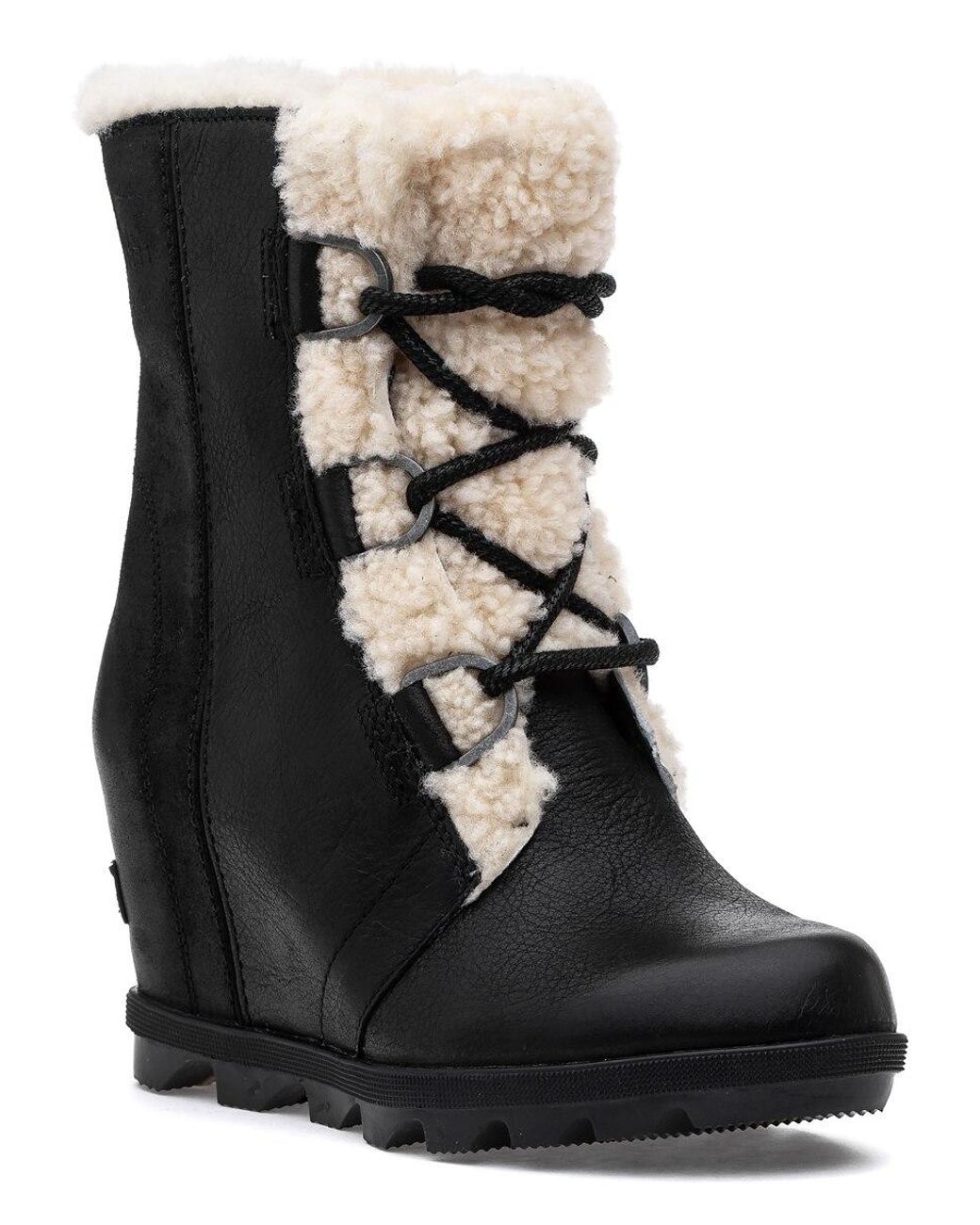 Sorel Leather Joan Of Arctic Wedge Ii 