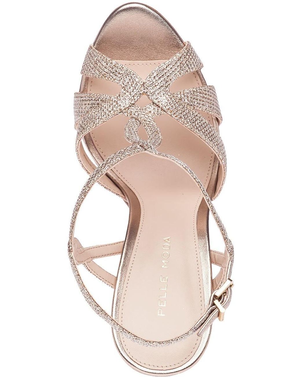 pelle moda gold sandals