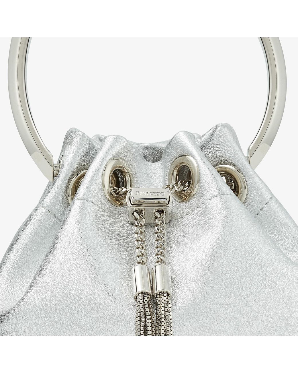 Jimmy Choo Metallic Micro Bon Bon