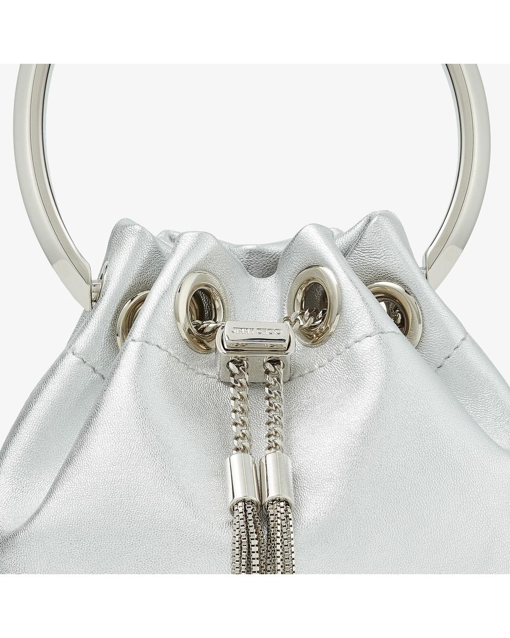 Jimmy Choo Metallic Micro Bon Bon