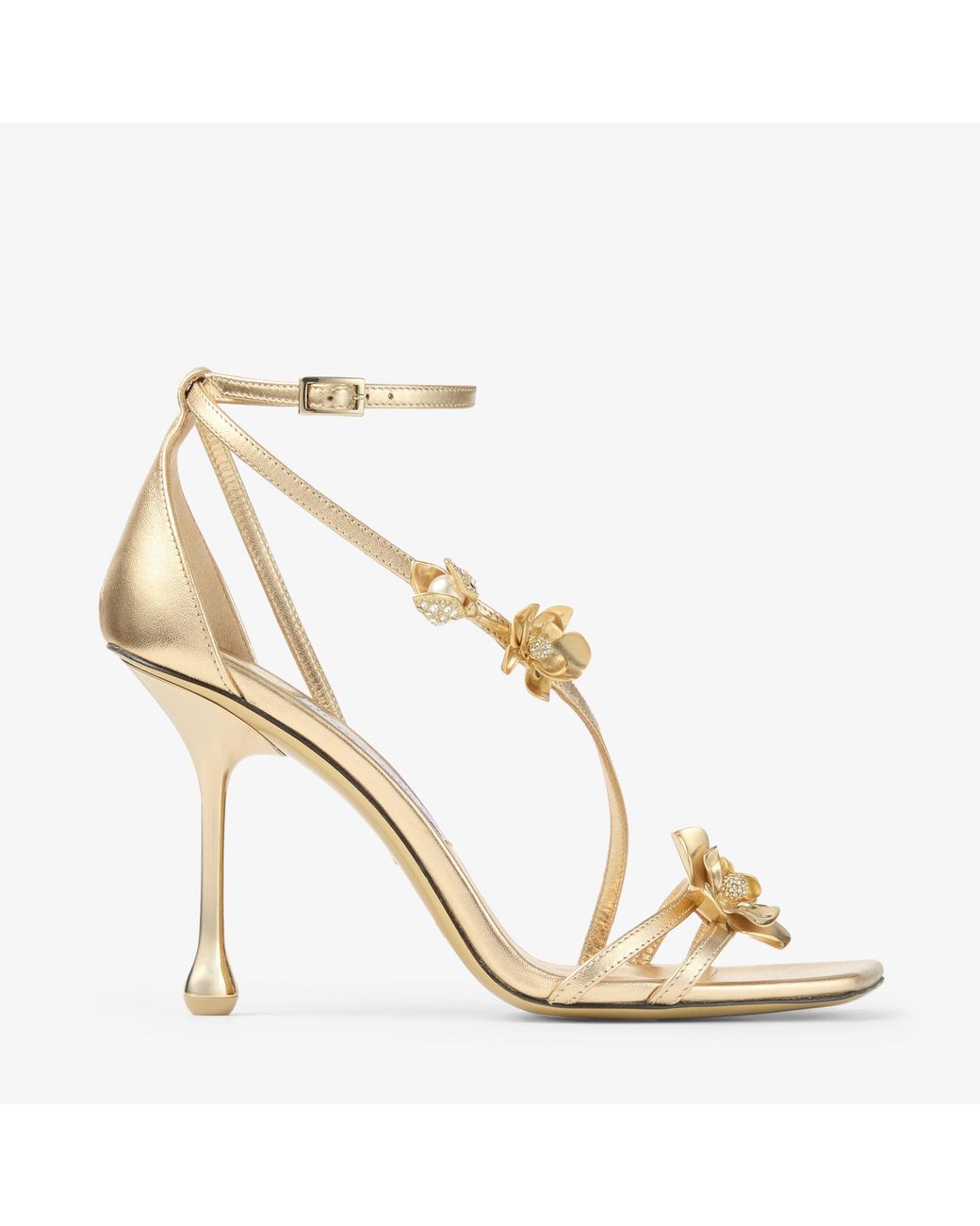 Jimmy Choo Metallic Zea 95