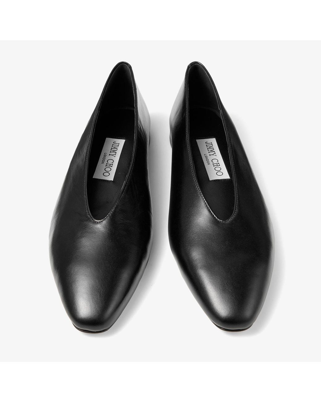 Jimmy Choo Black Margot Flat
