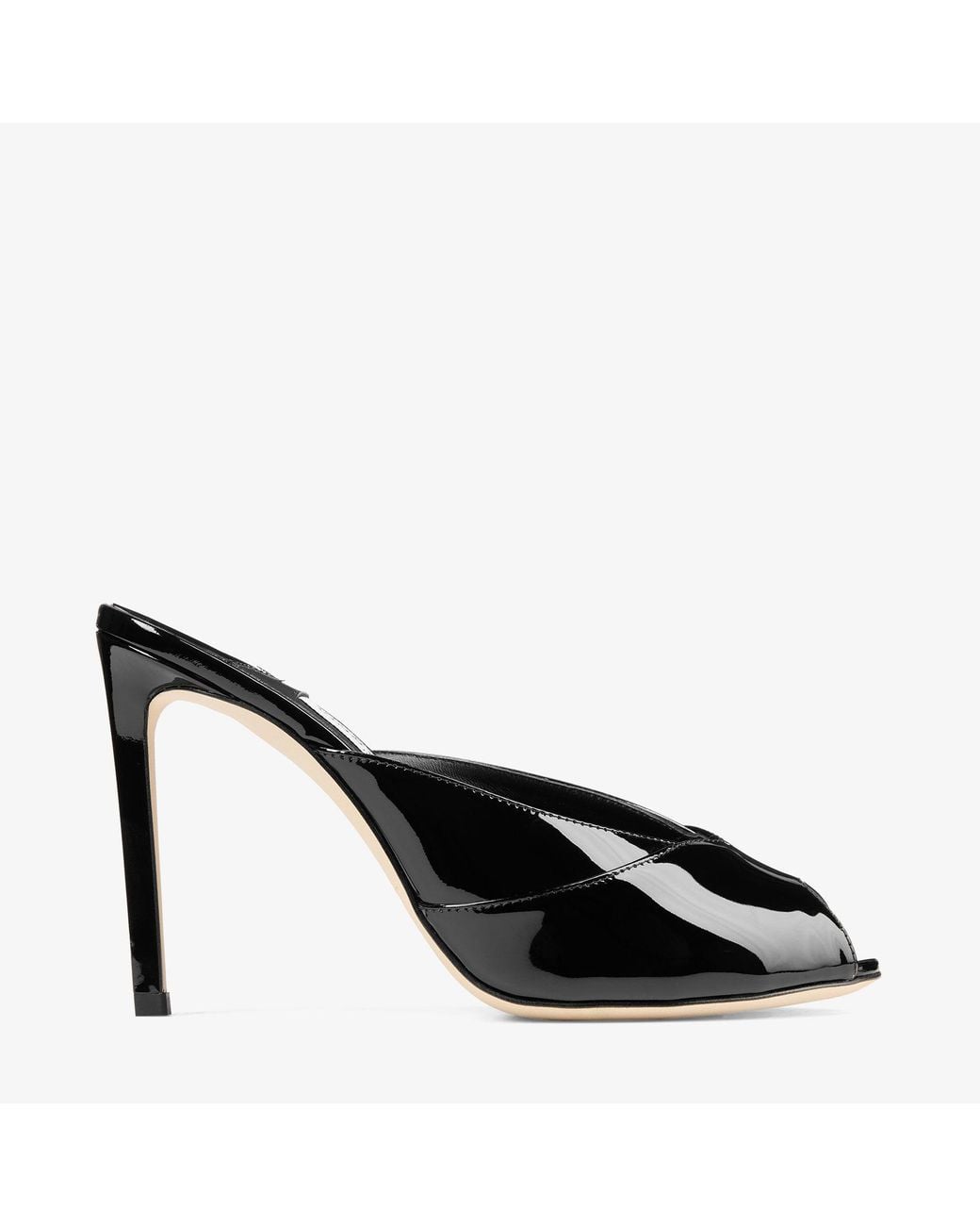 Jimmy Choo Black Brigitte Mule 100