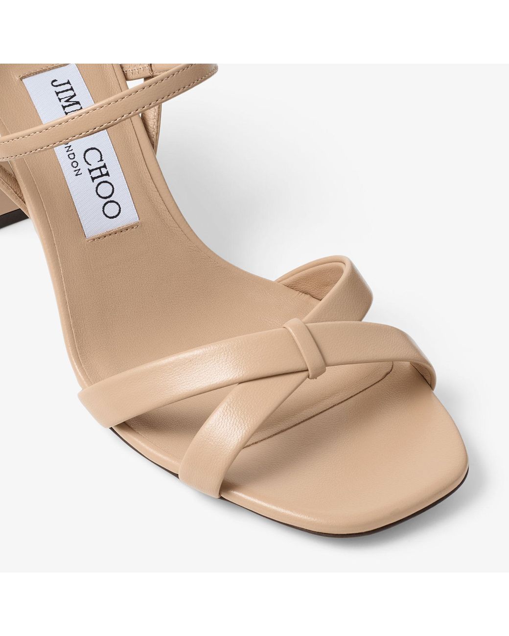 Jimmy Choo Metallic Elsy Block Heel 85