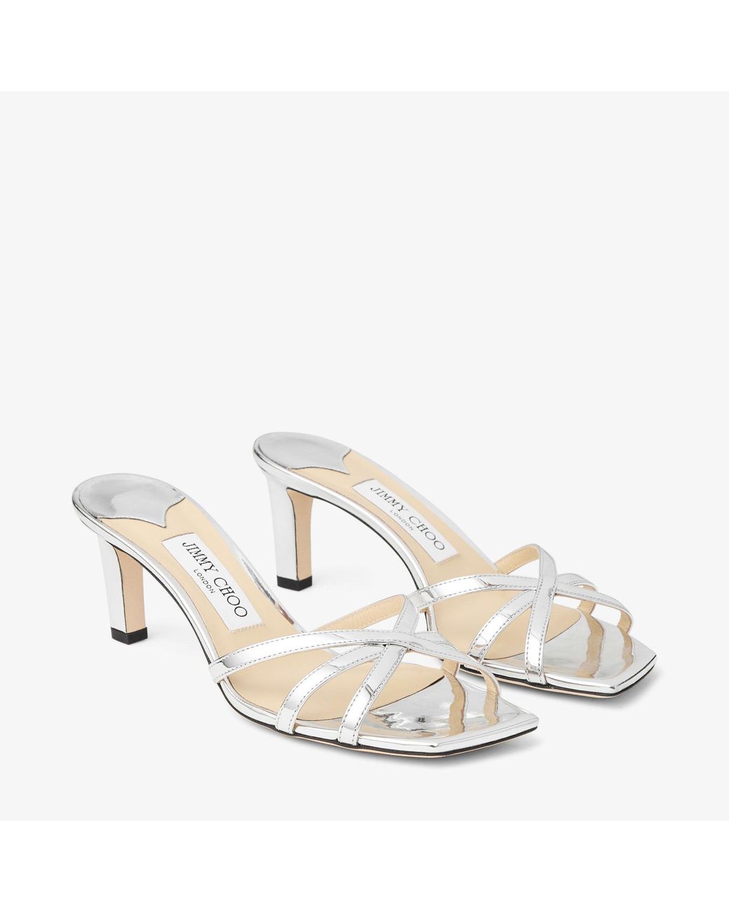 Jimmy Choo Kelsi 65 in Metallic | Lyst Australia