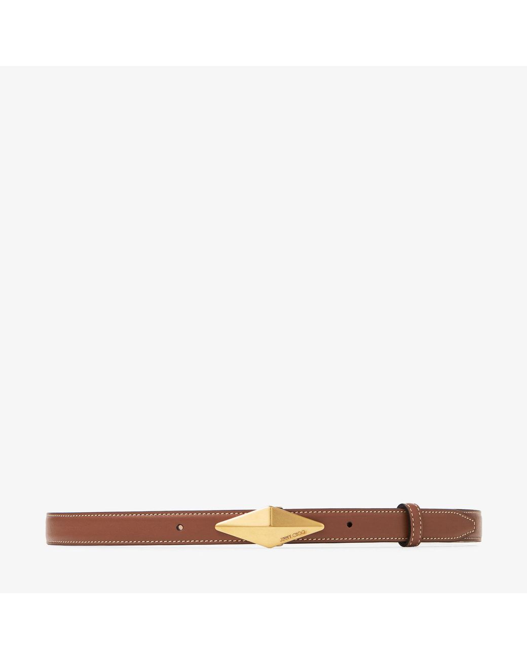 Jimmy Choo Pink Diamond Clasp Belt