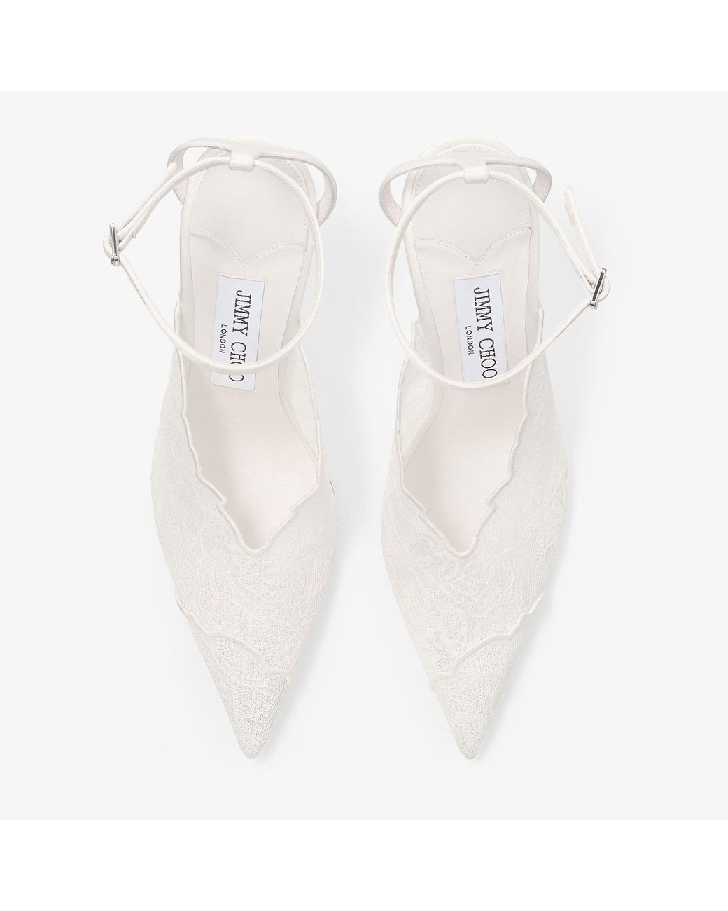Jimmy Choo White Faiz 100