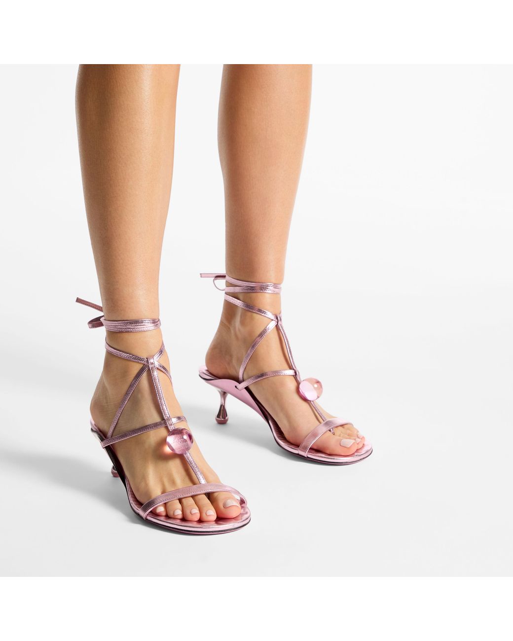 Jimmy Choo Zyra 50 in Pink | Lyst