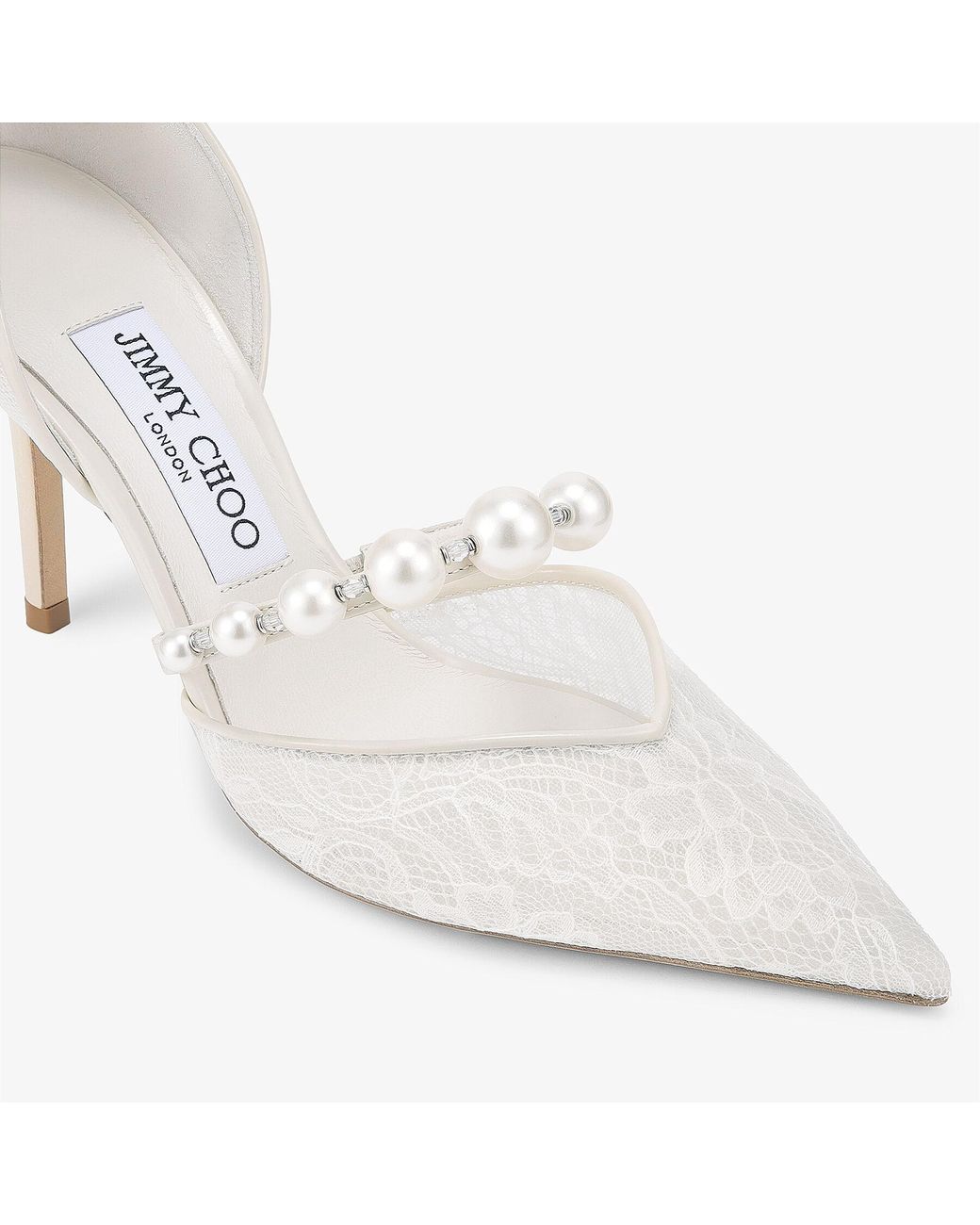 Jimmy Choo White Aurelie 85
