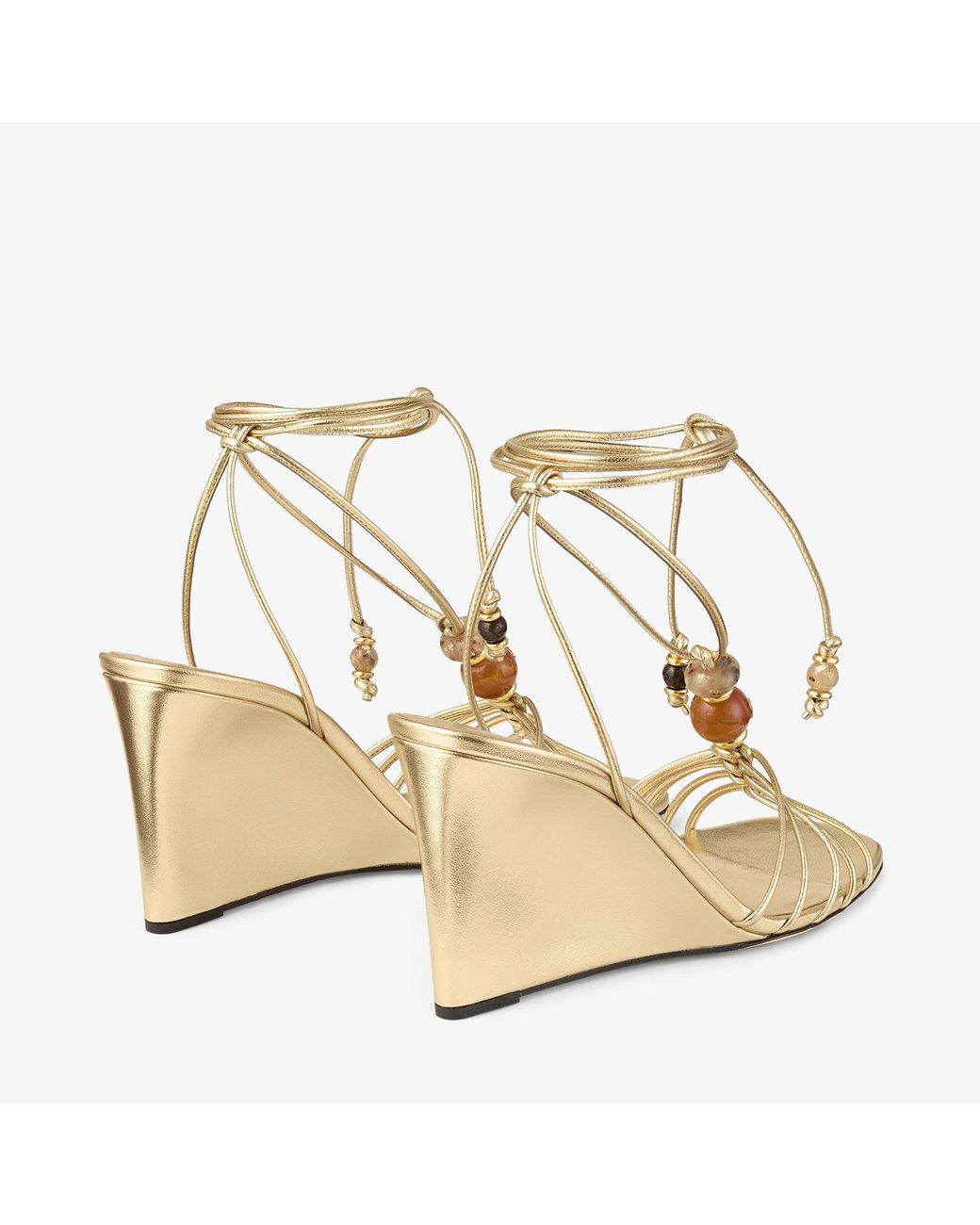 Jimmy Choo Metallic Lova Wedge 85