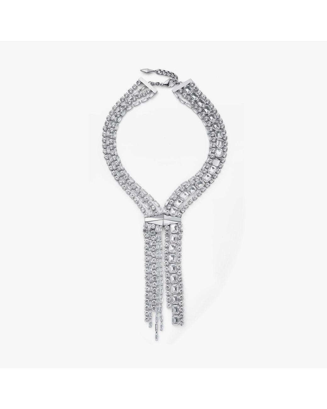 Jimmy Choo White Zandra Necklace
