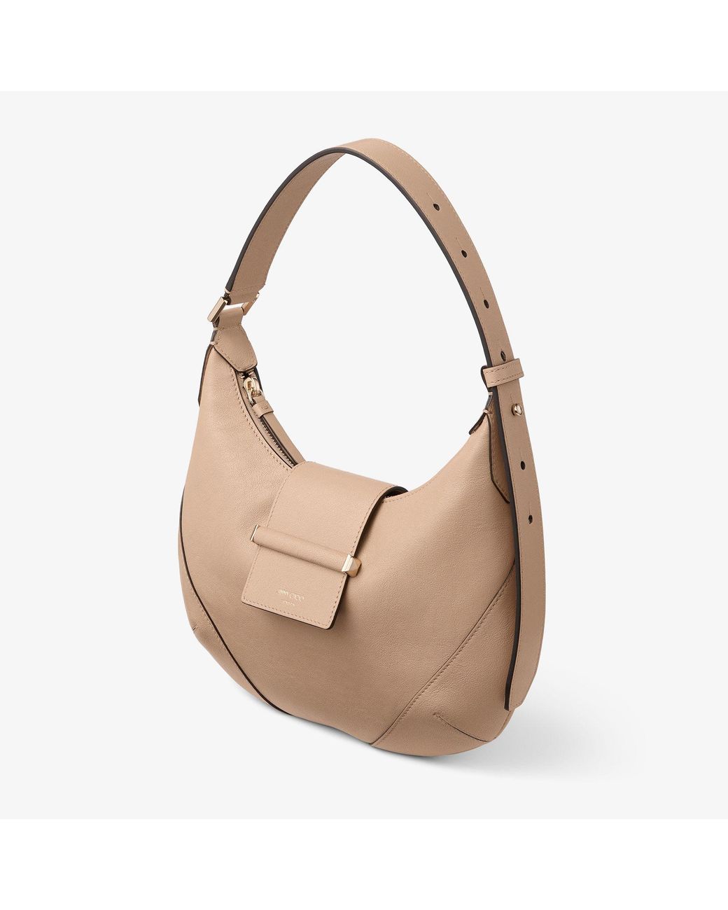 Jimmy Choo Natural Bar Hobo Small