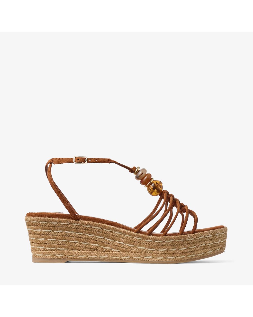 Jimmy Choo Brown Lemi Wedge 50