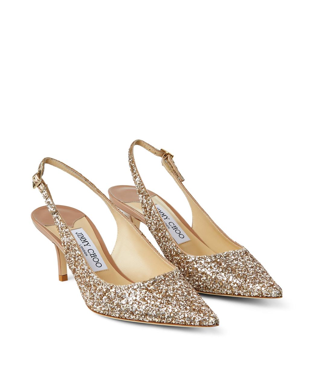 Jimmy Choo Harper 65 Ballet Pink Shadow Coarse Glitter Jimmy Choo Harper 65 Ballet Pink Shadow Coarse Glitter