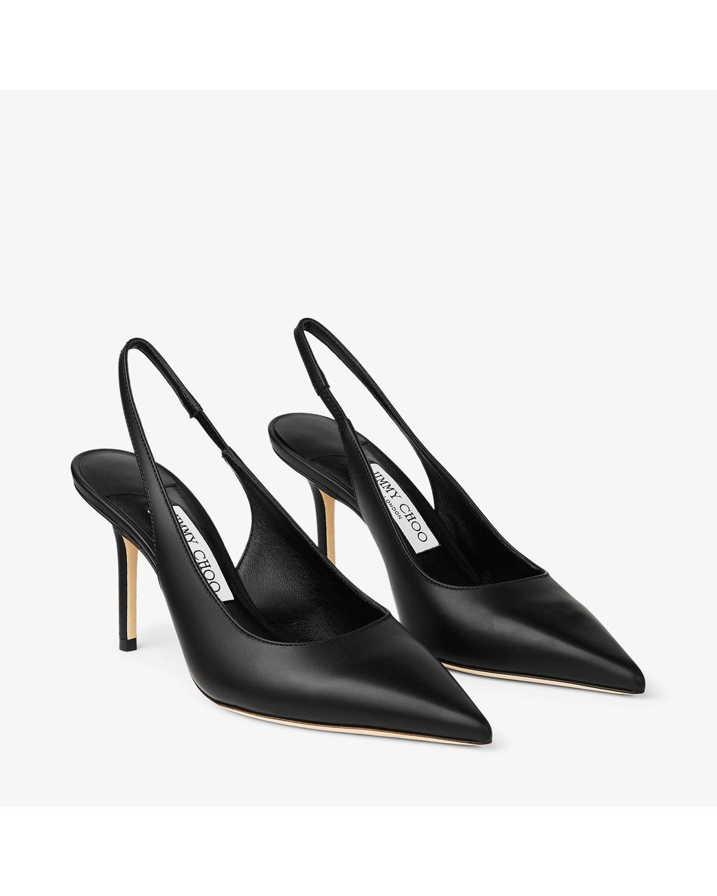 Jimmy Choo Black Love Sling Back 85