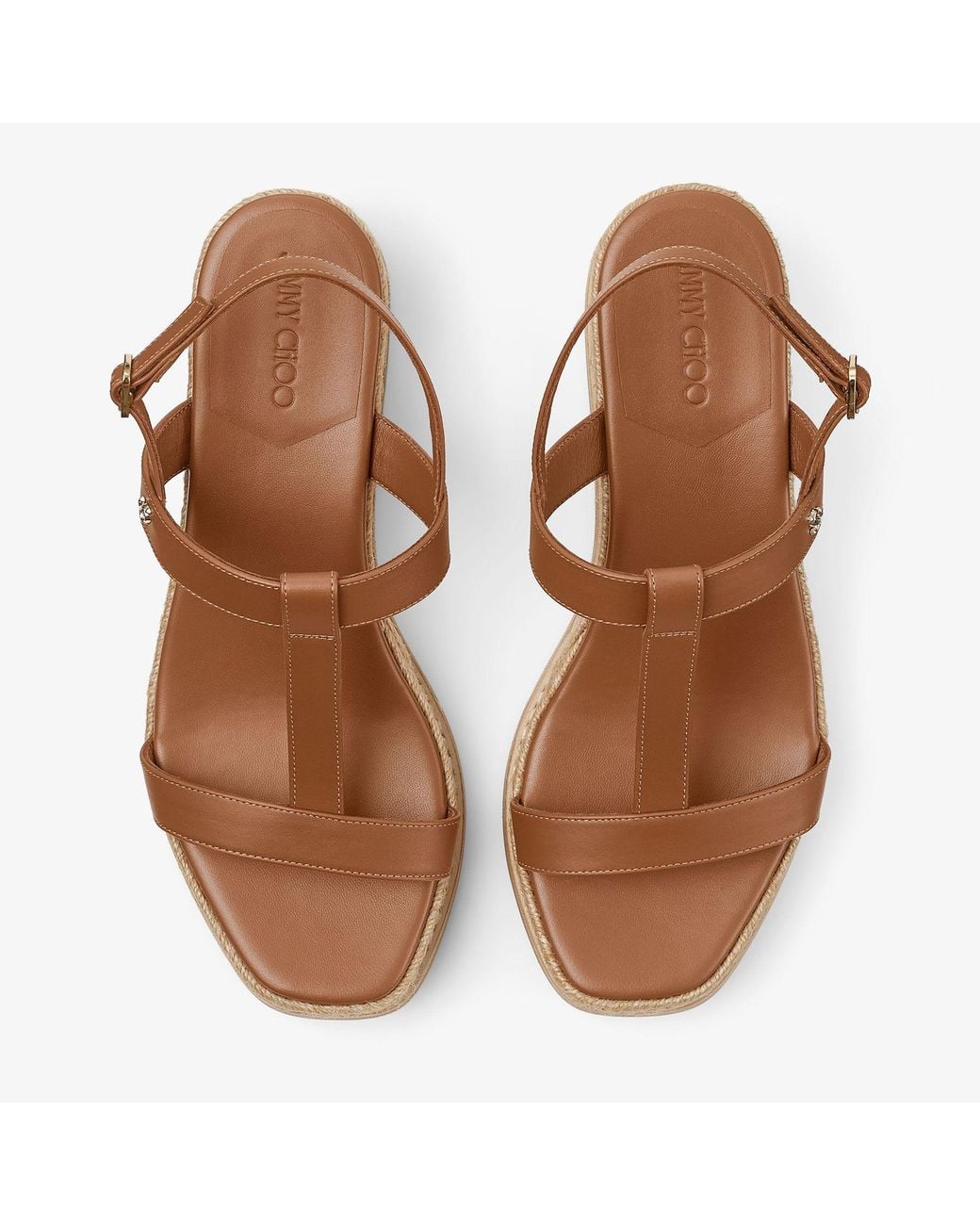 Jimmy Choo Brown Theia Wedge 60