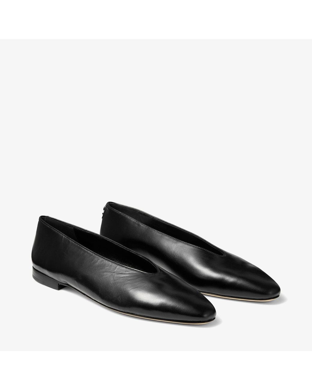 Jimmy Choo Black Margot Flat