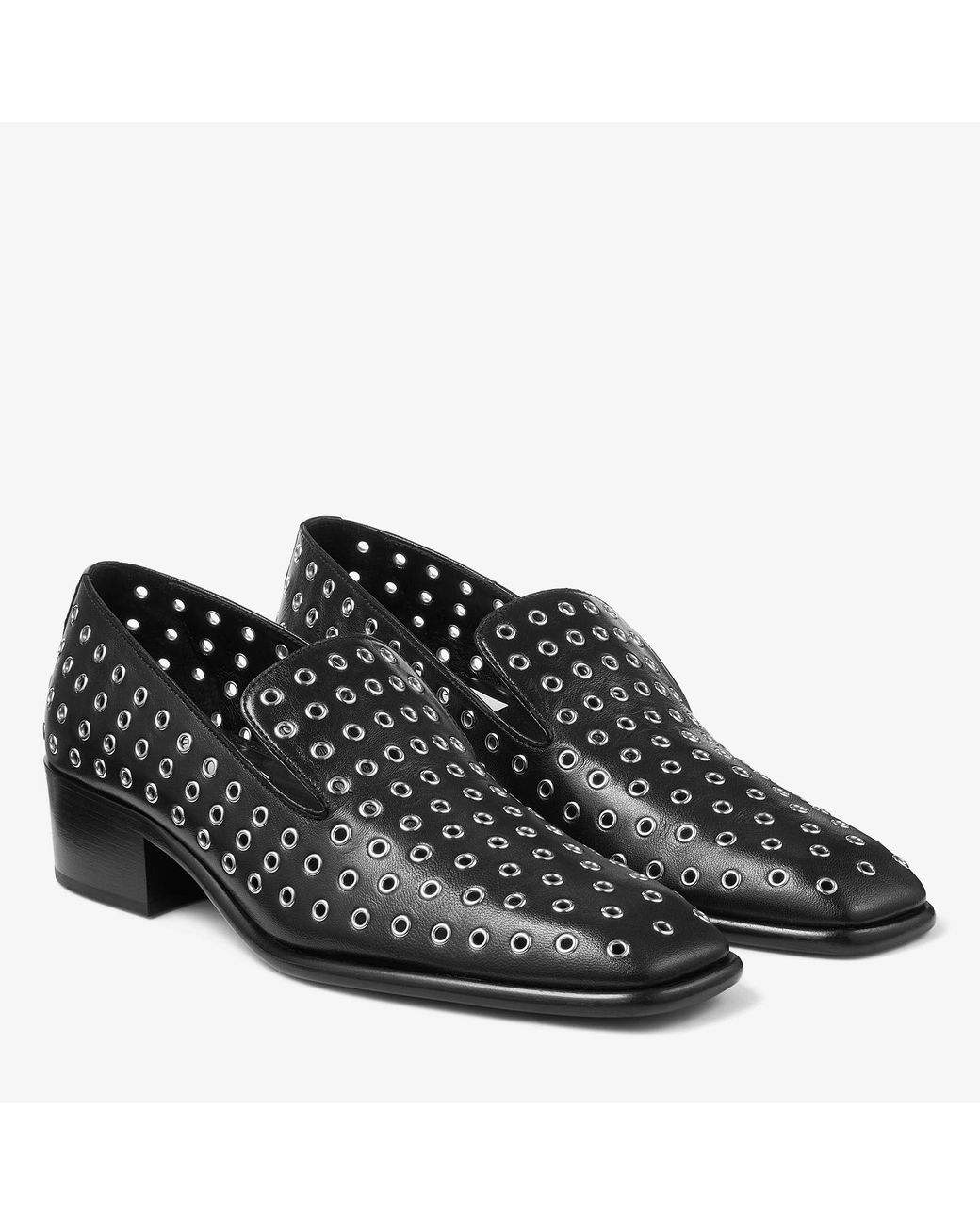 Jimmy Choo Black Eliot Slipper 45 for men