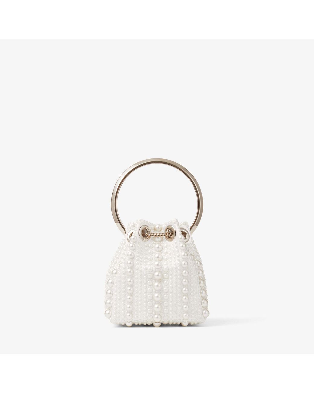 Jimmy Choo Metallic Micro Bon Bon