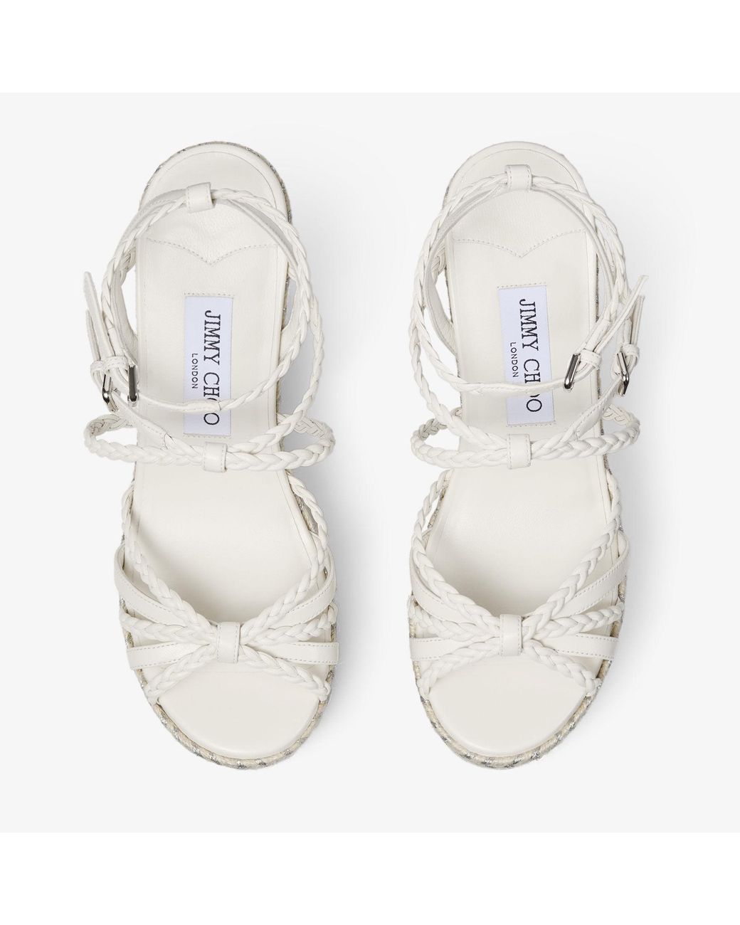 Jimmy Choo White Nyra 100
