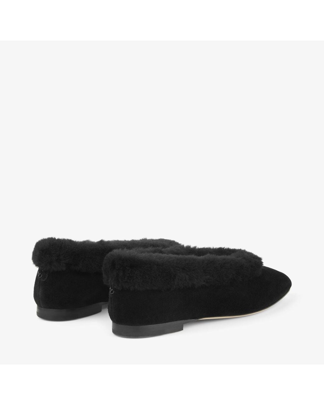Jimmy Choo Black Margot Flat