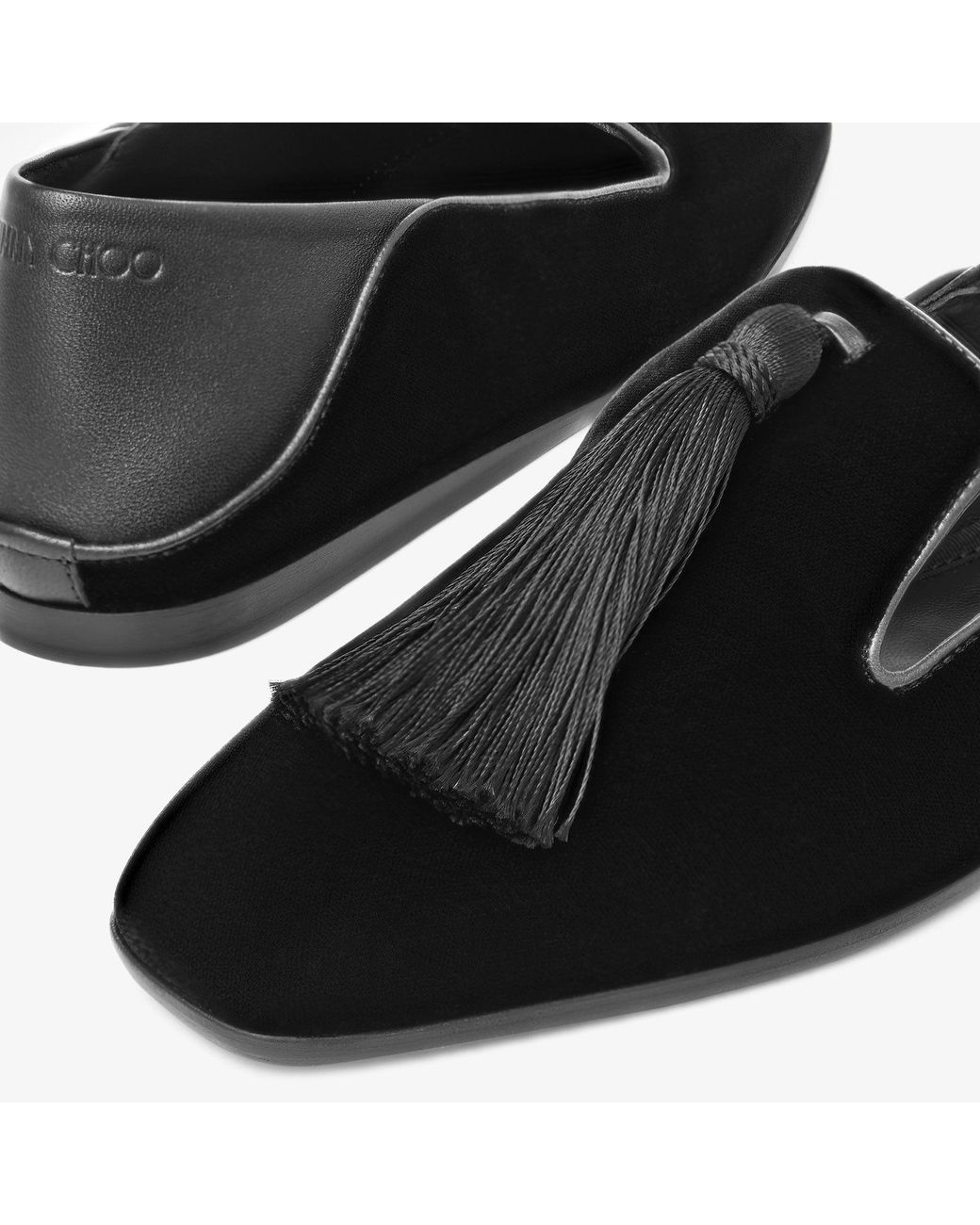 Jimmy Choo Black Eliot Slipper