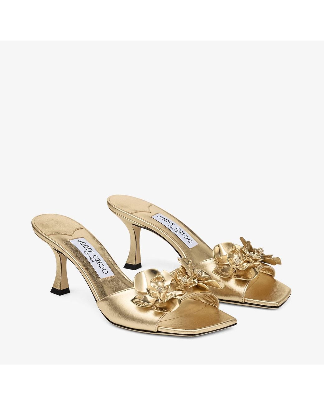 Jimmy Choo Natural Skye 70 Zea Flower