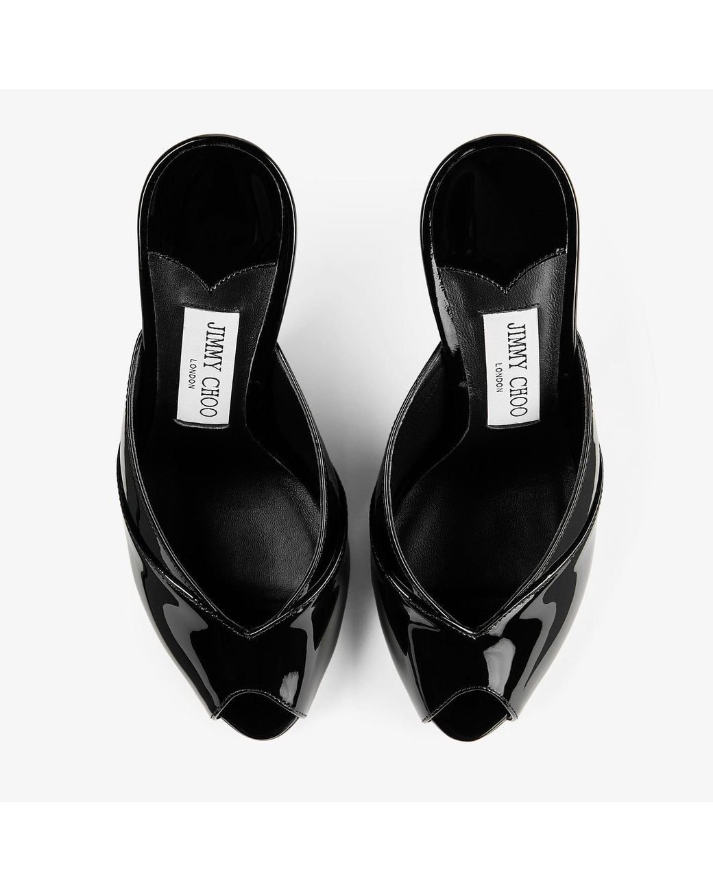 Jimmy Choo Black Brigitte Mule 100