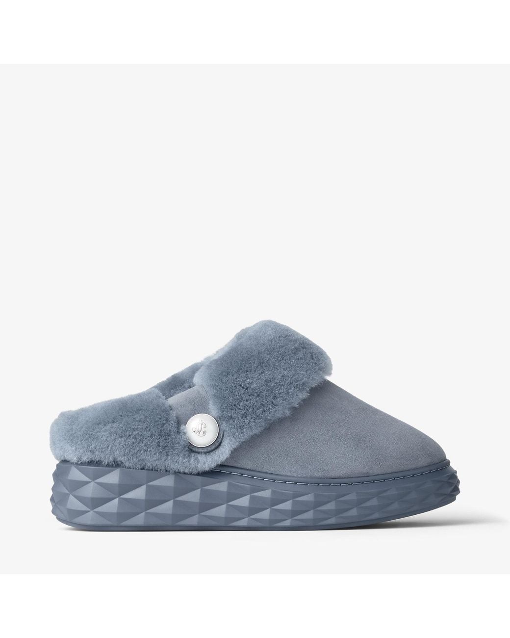 Jimmy Choo Blue Diamond Maxi Mule F
