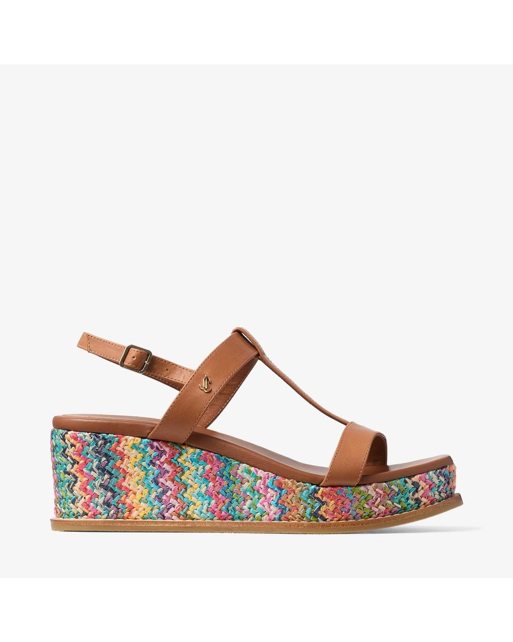 Jimmy Choo Brown Theia Wedge 60