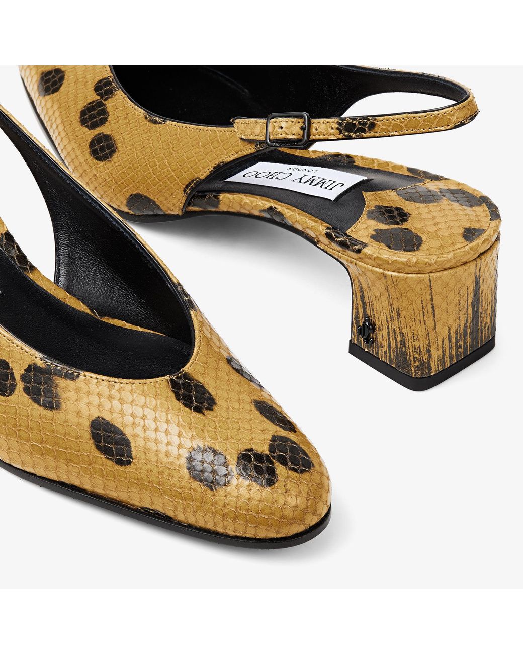 Jimmy Choo Natural Eyla Sling Back 45