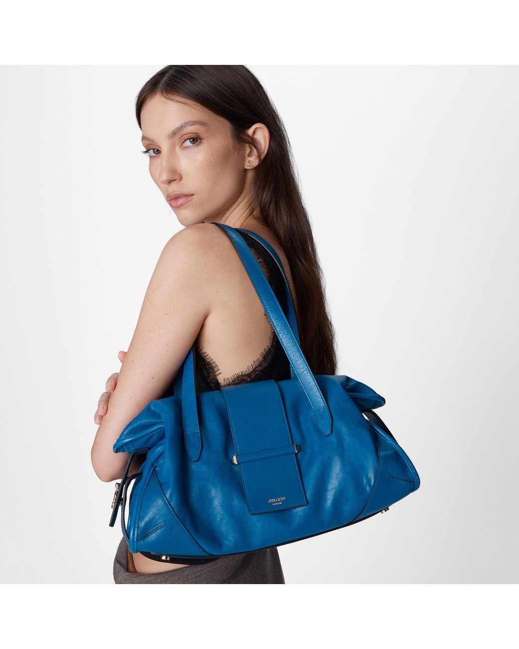 Jimmy Choo Blue Bar Holdall Medium
