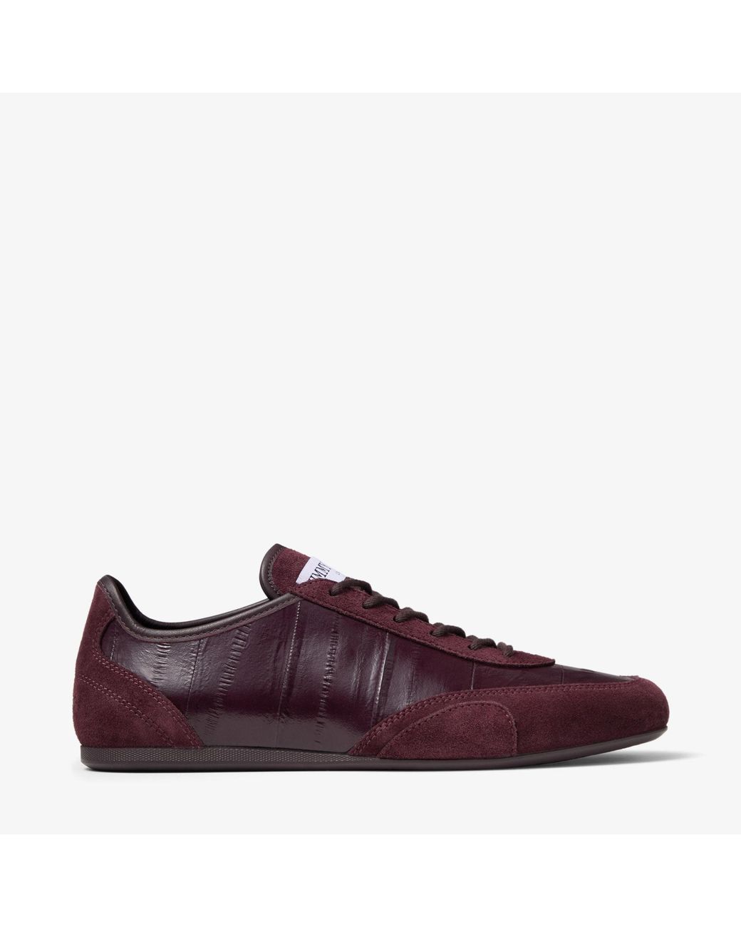 Jimmy Choo Purple Sunny F Leather-Suede Sneakers