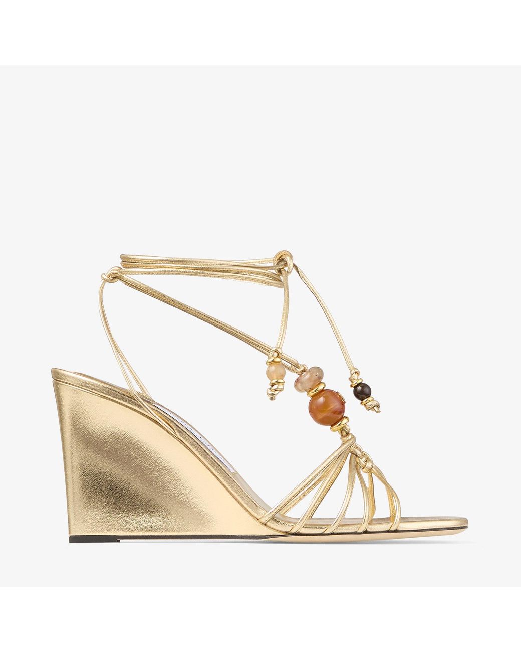 Jimmy Choo Metallic Lova Wedge 85