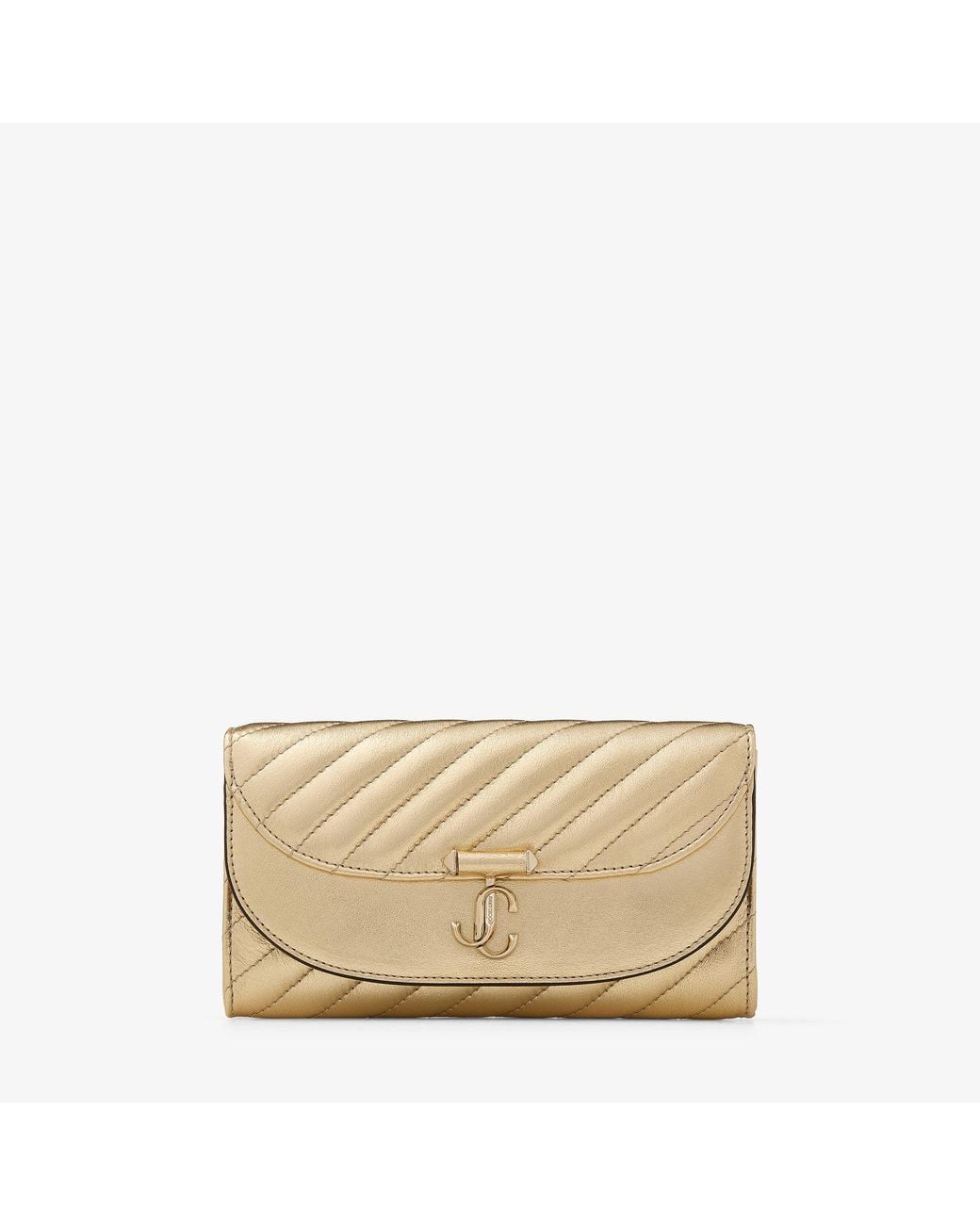 Jimmy Choo Natural Curve Wallet With Chain